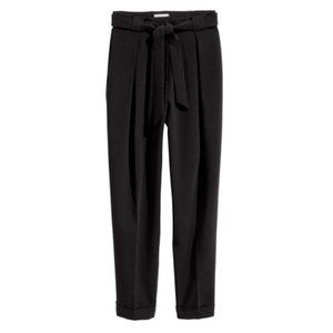 H&M Slacks w tie belt M/6